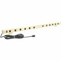 Benchpro 36'' Beige 8-Outlet Mountable Power Strip A8-36 595A836BG